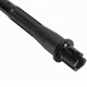 Kublai canon externe CNC 14.5inch pour M4 AEG - Noir - 