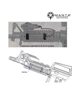 Manta defense SWITCH HOLDER END CAPS (2 Pack) - DE -  2