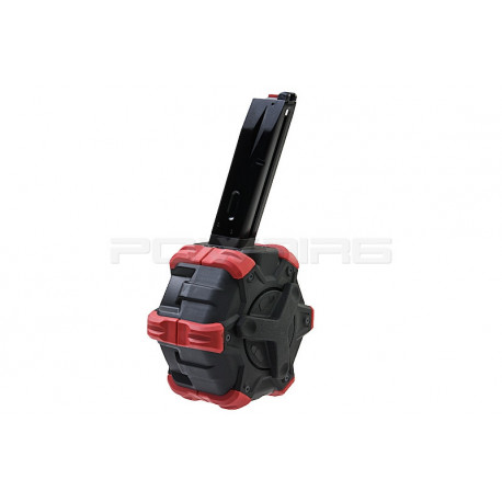 AW custom chargeur gaz 350 billes rouge pour M9 - 