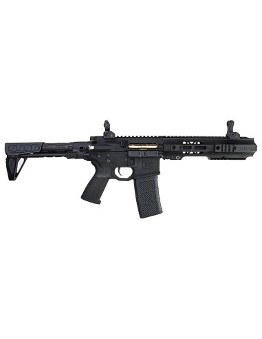 EMG Salient Arms GRY AR15 CQB AEG with PDW Stock - Black - 