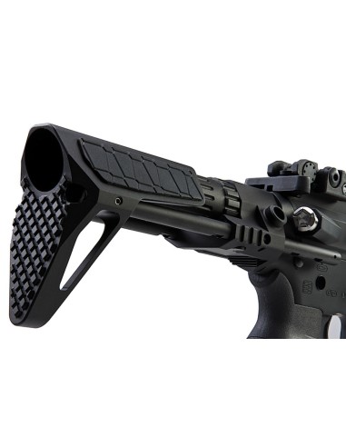 EMG Salient Arms GRY AR15 CQB AEG with PDW Stock - Black - 