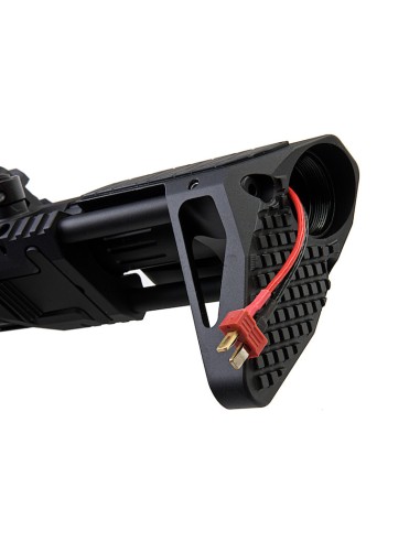 EMG Salient Arms GRY AR15 CQB AEG with PDW Stock - Black - 