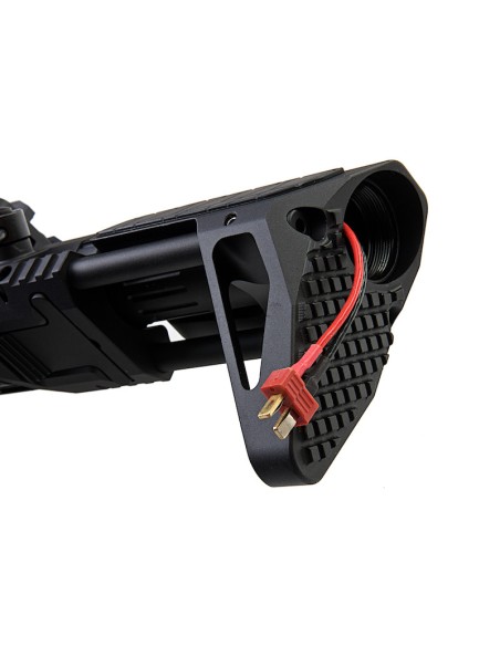 EMG Salient Arms GRY AR15 CQB AEG with PDW Stock - Black - 