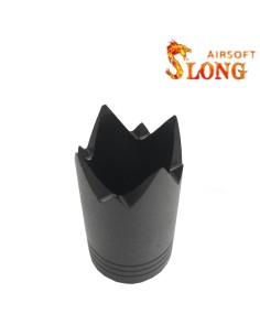 Slong airsoft  Flash hider window breeze Type B - BK -  2