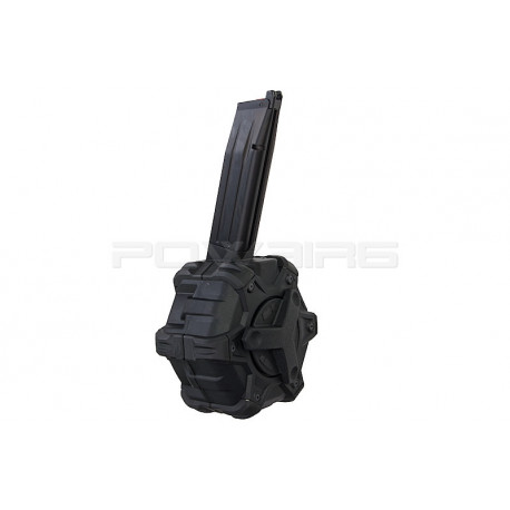 AW custom 350rds gaz Magazine for HI-CAPA - black - 