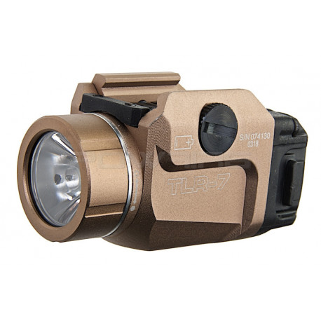 Blackcat lampe tactique tan type TLR-7 pour pistolet - 