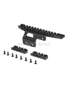 Action Army AAC rail 20mm surélevé noir pour T10 -  2