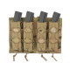 8FIELDS pouch molle pour 4 chargeurs MP5 MP7 MP9 & Kriss vector - Multicam