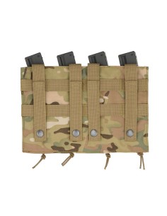 8FIELDS pouch molle pour 4 chargeurs MP5 MP7 MP9 & Kriss vector  - Multicam -  2