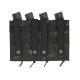 8FIELDS pouch molle pour 4 chargeurs MP5 MP7 MP9 & Kriss vector - Multicam Black - 