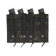 8FIELDS quad molle pouch for MP5 MP7 MP9 & Kriss vector Magazine - Multicam Black - 