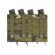 8FIELDS pouch molle pour 4 chargeurs MP5 MP7 MP9 & Kriss vector - Multicam Tropic - 