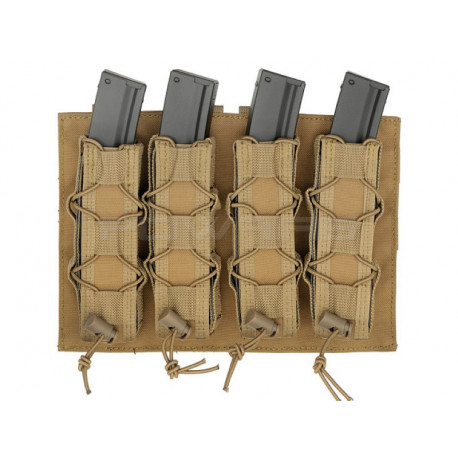 8FIELDS pouch molle pour 4 chargeurs MP5 MP7 MP9 & Kriss vector - TAN