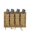 8FIELDS quad molle pouch for MP5 MP7 MP9 & Kriss vector Magazine - TAN