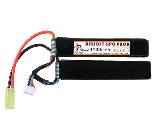 IPOWER batterie LIPO 11.1V 1100Mah double stick (mini tamiya)