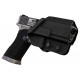 GK Tactical 0305 Kydex Holster for Glock 17 / 18C / 19 - Black - 