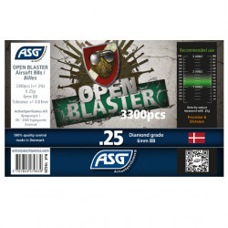 ASG Open Blaster bio 0.25gr par 3300 Billes