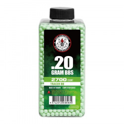 G&G 0.20gr Tracer Green BBs 2700 rounds