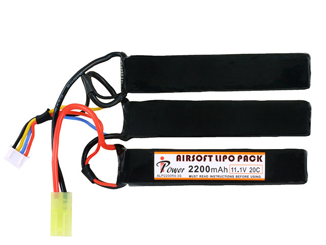 IPOWER batterie LIPO 11.1V 2200Mah triple stick (mini tamiya)