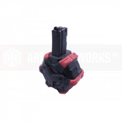 AW custom chargeur gaz 350 billes rouge pour MP5 Apache - 