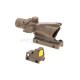 AIM-O 4x32C Fiber ACOG style scope COMBO Desert - 