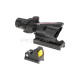 AIM-O 4x32C Fiber ACOG style scope COMBO Black - 