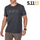 5.11 LLEGACY TOPO Tee - Charcoal Heather - 