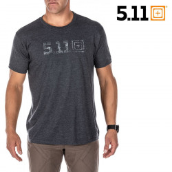 5.11 LEGACY TOPO Tee - Charcoal Heather taille S - 
