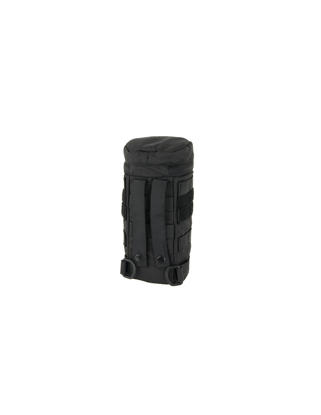 2 Pcs Sacs Porte-bouteille D'eau Tactiques - Noir Et Kaki, Réglables, Compatibles MOLLE, Pour Randonnée, Camping