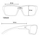 Magpul Terrain polarized scales blue mirror glasses - 