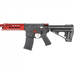 VFC Avalon Leopard CQB crosse QRS rouge avec mallette rigide - 
