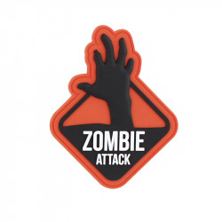 Zombie Attack Two, Orange Velcro patch - 