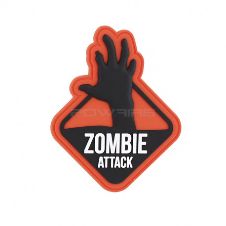 Zombie Attack Two, Orange Velcro patch