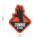 Zombie Attack Two, Orange Velcro patch