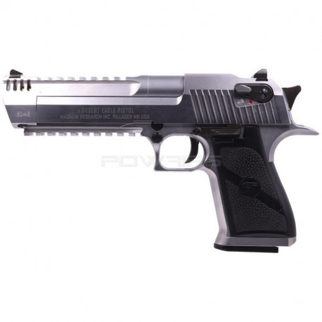 Cybergun WE Desert Eagle .50 AE Metal GBB Pistol - Silver