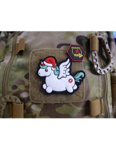 Christmas Unicorn / KISSMYASS Velcro patch -  2