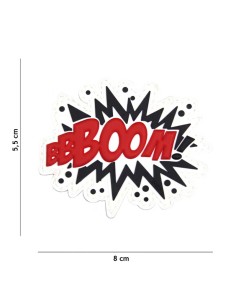 Patch BOOM, red -  2
