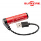 Surefire 18650B Batterie lithium Micro-USB - 