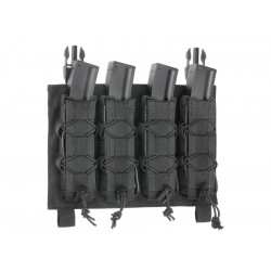 8FIELDS pouch BUCKLE UP pour 4 chargeurs MP5 MP7 MP9 & Kriss vector - Noir - 