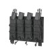 8FIELDS pouch BUCKLE UP pour 4 chargeurs MP5 MP7 MP9 & Kriss vector - Noir