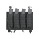 8FIELDS pouch BUCKLE UP pour 4 chargeurs MP5 MP7 MP9 & Kriss vector - Noir