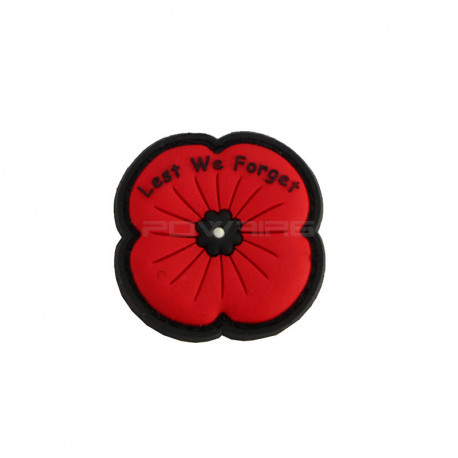 Remembrance Poppy - Red Velcro patch - 