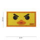 Duckface - Yellow Velcro patch - 