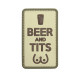 Beer And Tits - Velcro patch - 