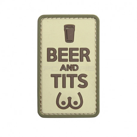 Beer And Tits - Velcro patch - 