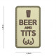 Beer And Tits - Velcro patch - 