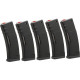 Krytac Magazine 150rds mid cap magazine for M4 AEG 5 pack - 