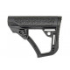 BELL DD style retractable Stock for M4 AEG - Black
