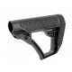 BELL DD style retractable Stock for M4 AEG - Black - 