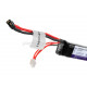 Pirate Arms 7.4v 1100mah 20C lipo battery (mini dean) - 